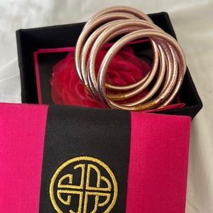 Buddha Girl All Weather Gold bracelets Serenity Prayer